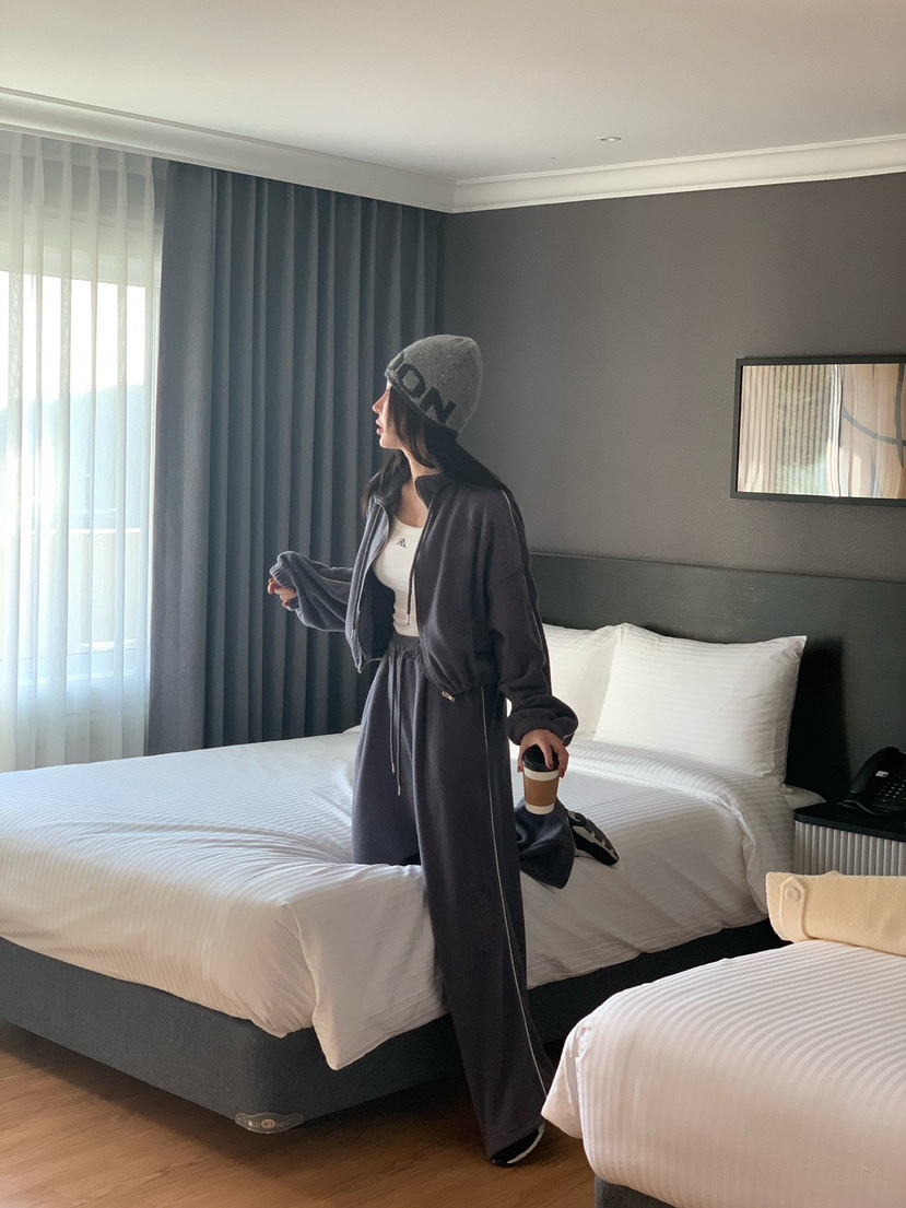 REVE CITE-L東大門㊣實拍女士新款時尚真品25秋冬休閑褲羊毛REVE CITE休閑褲