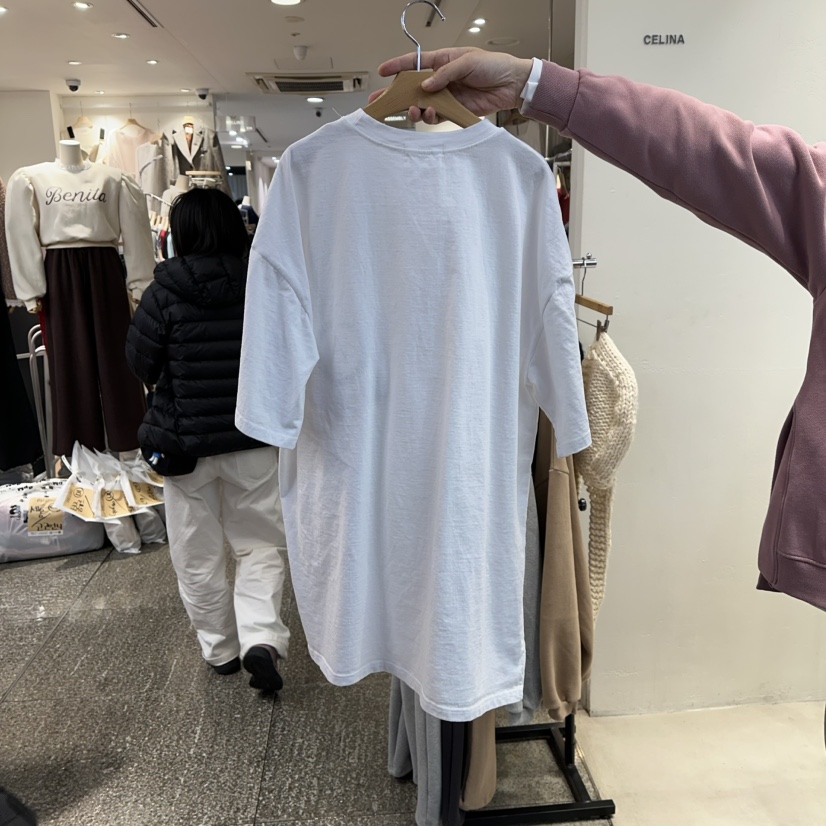 CELINA韓國直郵㊣女士新品25秋冬熱賣休閑真品人氣推薦職業T恤CELI_NAT恤