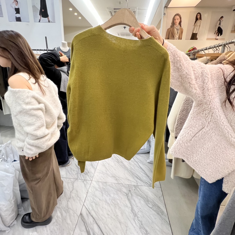 AFTERGLOW韓國直郵㊣女士新品時尚真品熱賣25秋冬休閑針織衫AFTERGLOW針織衫