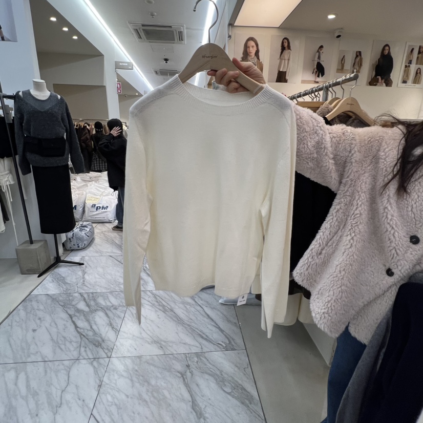 AFTERGLOW韓國直郵㊣女士新品時尚真品熱賣25秋冬休閑針織衫AFTERGLOW針織衫圖色2