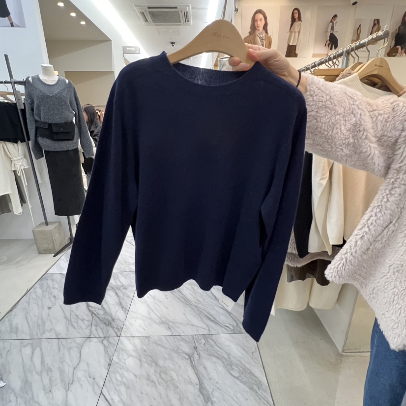 AFTERGLOW韓國直郵㊣女士新品時尚真品熱賣25秋冬休閑針織衫AFTERGLOW針織衫圖色3