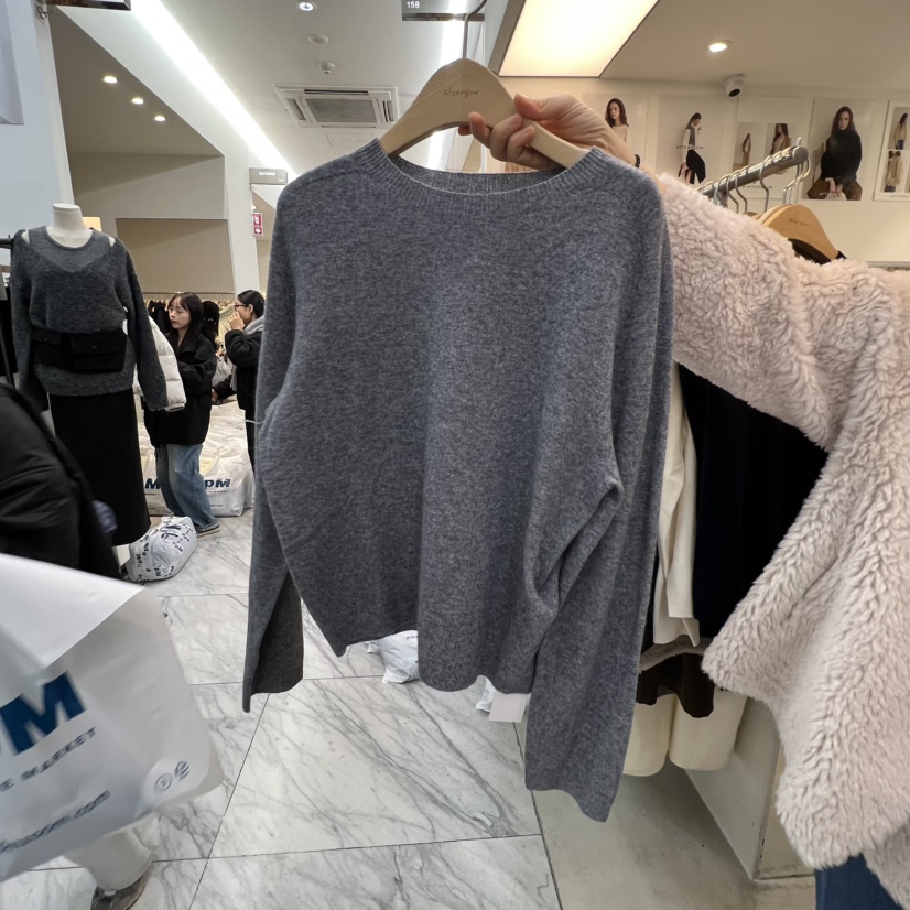 AFTERGLOW韓國直郵㊣女士新品時尚真品熱賣25秋冬休閑針織衫AFTERGLOW針織衫圖色4