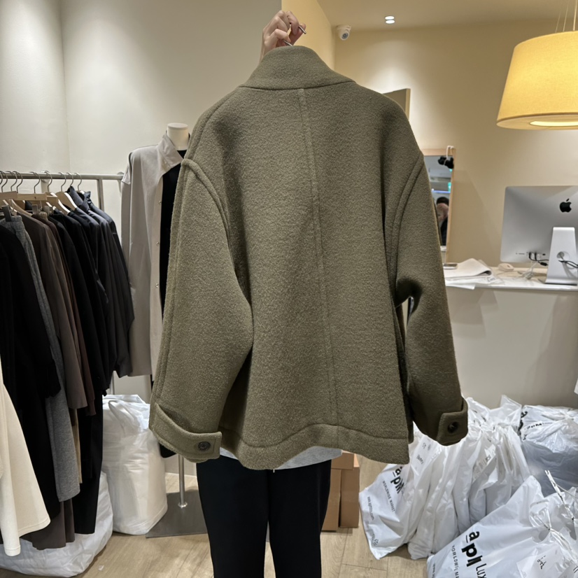 GARDEN東大門㊣直郵女裝新品推薦熱賣休閑時尚25秋冬短款大衣GARDEN短款大衣