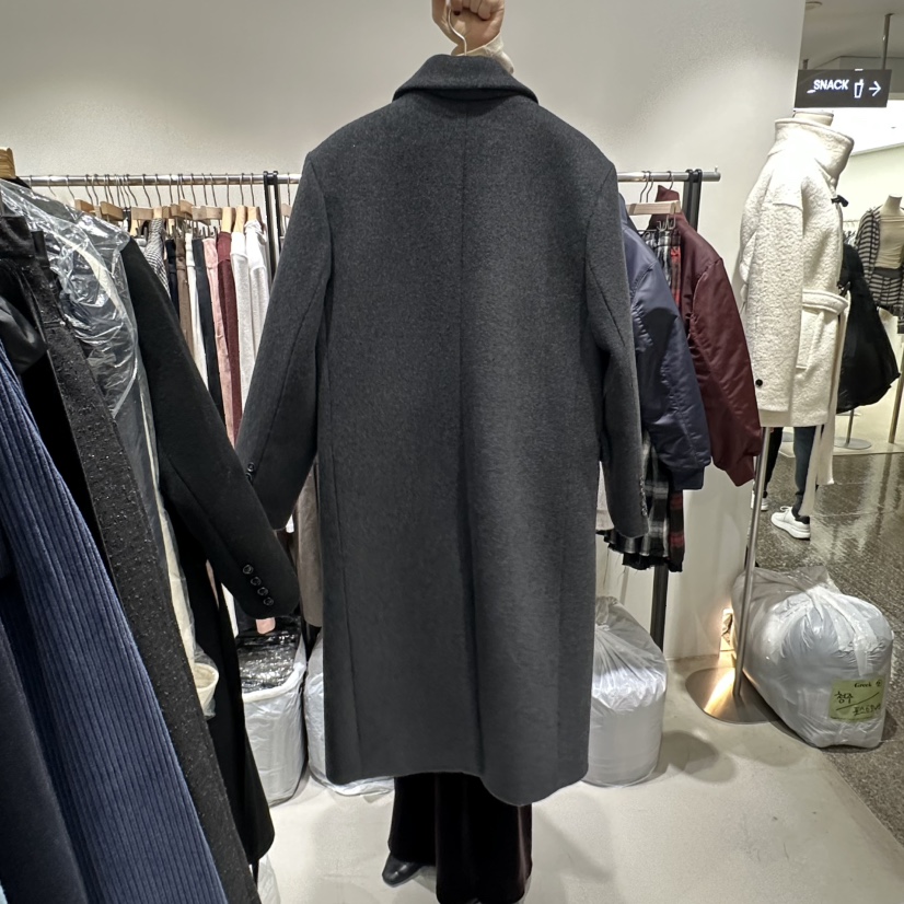 GREEK韓國代購㊣女裝新品熱賣真品休閑時尚中長款大衣含腰帶GREEK中長款大衣