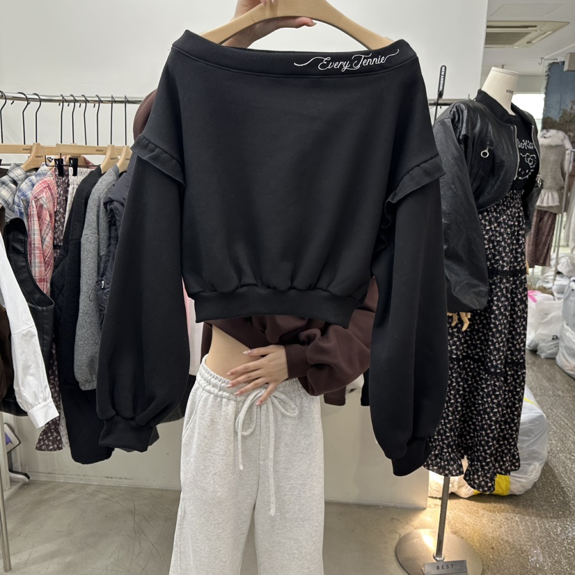 VENEFIT東大門㊣實拍女士新品真品推薦休閑時尚25秋冬衛衣加絨VENEFIT/JENNIE衛衣圖色3