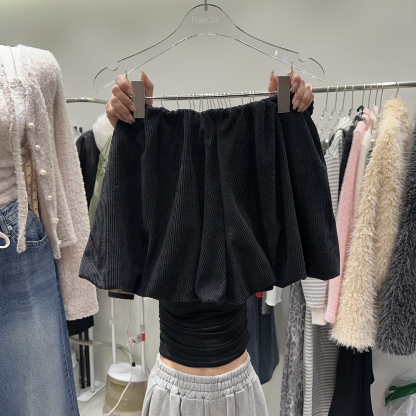 BAIE.38東大門㊣直郵女士新品休閑人氣熱賣25秋冬短褲羊毛BAIE.38短褲圖色2