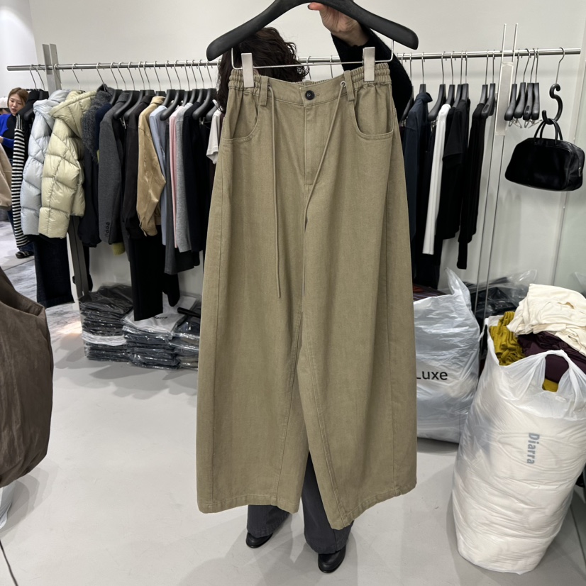 DIARRA韓國代購㊣女士新款職業25秋冬人氣休閑熱賣休閑褲羊毛DIARRA休閑褲