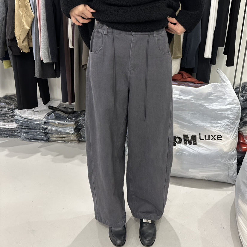 DIARRA韓國代購㊣女士新款職業25秋冬人氣休閑熱賣休閑褲羊毛DIARRA休閑褲圖色2