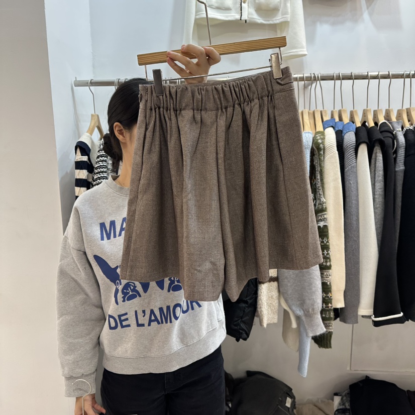 ABLESTUDIO韓國直郵㊣女士新品真品熱賣時尚推薦人氣休閑短褲ABLESTUDIO短褲