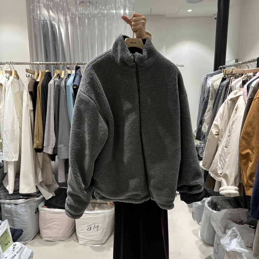 GREEK韓國代購㊣女士新品熱賣人氣推薦時尚職業休閑夾克兩面穿GREEK夾克圖色2