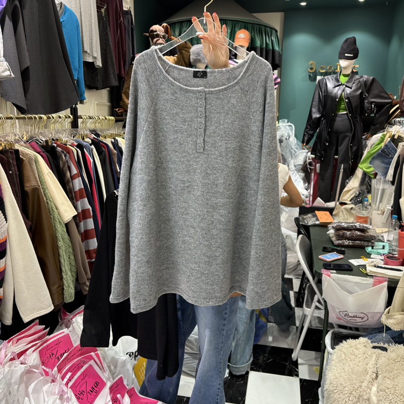 3COLOR韓國代購㊣女裝新款時尚針織衫Three color針織衫圖色2