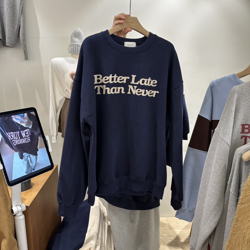 ASSEMBLY東大門㊣代購女士新品休閑推薦時尚真品人氣衛衣加絨ASSEMBLY衛衣圖色3