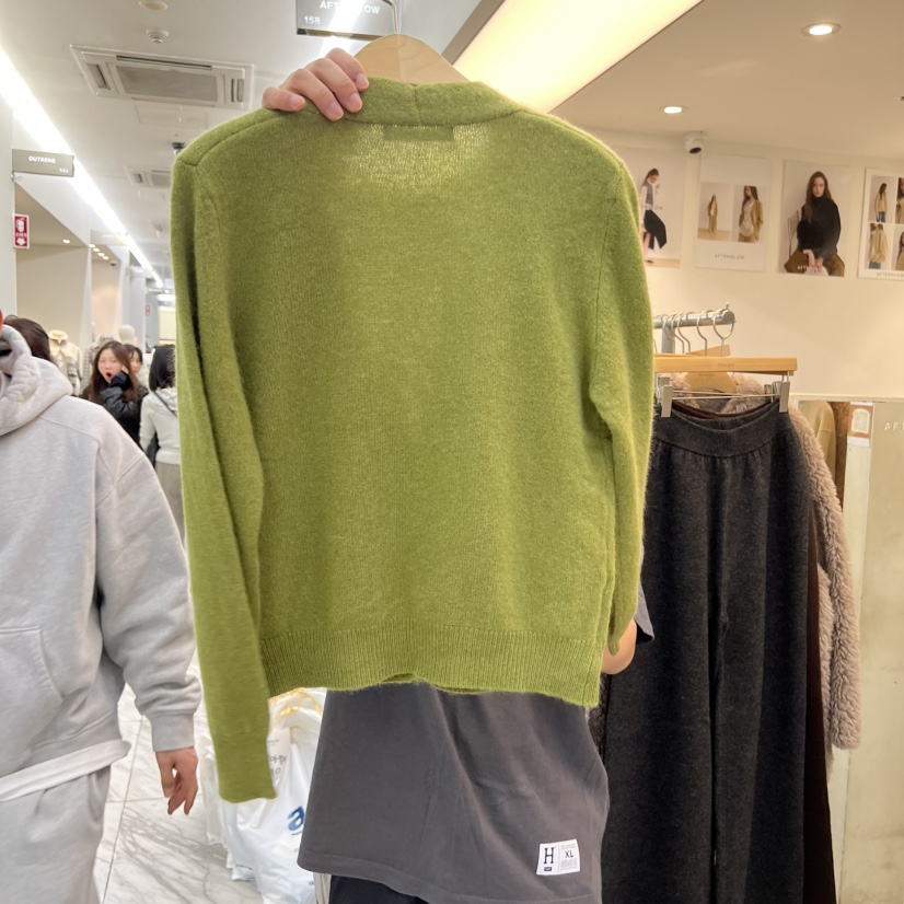 AFTERGLOW東大門㊣代購女裝新款25秋冬職業真品熱賣針織衫羊毛AFTERGLOW針織衫