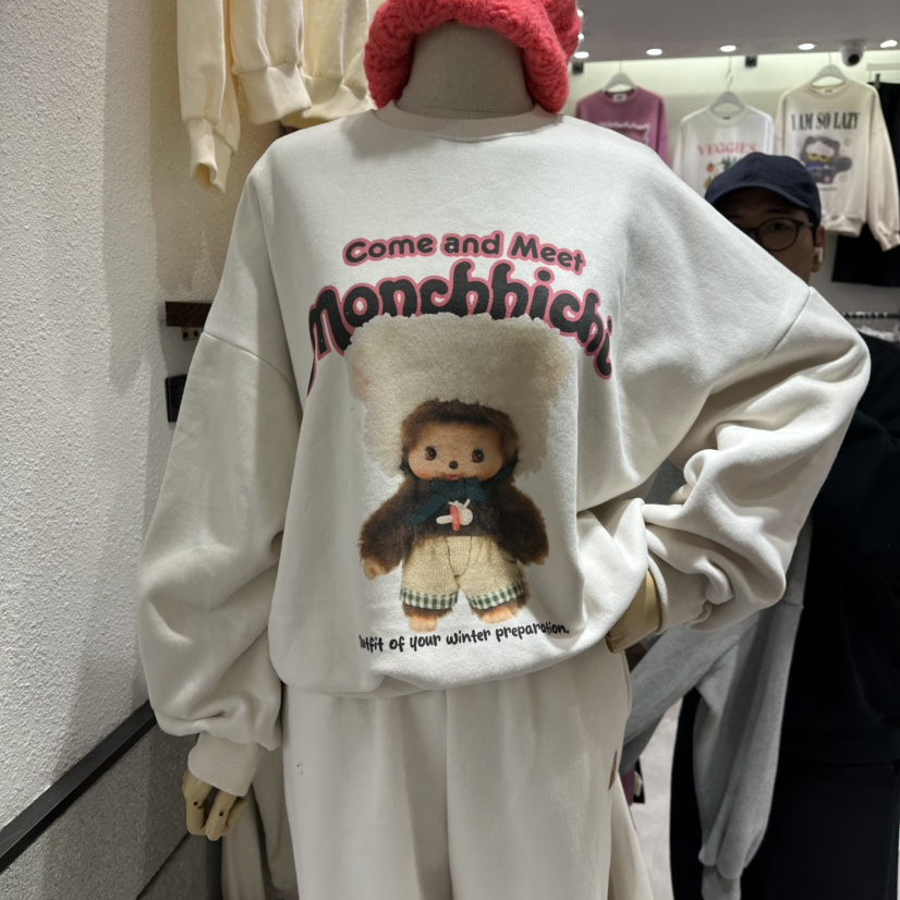 EVE東大門㊣實拍女士新款25秋冬職業休閑推薦真品人氣時尚衛衣EVE衛衣