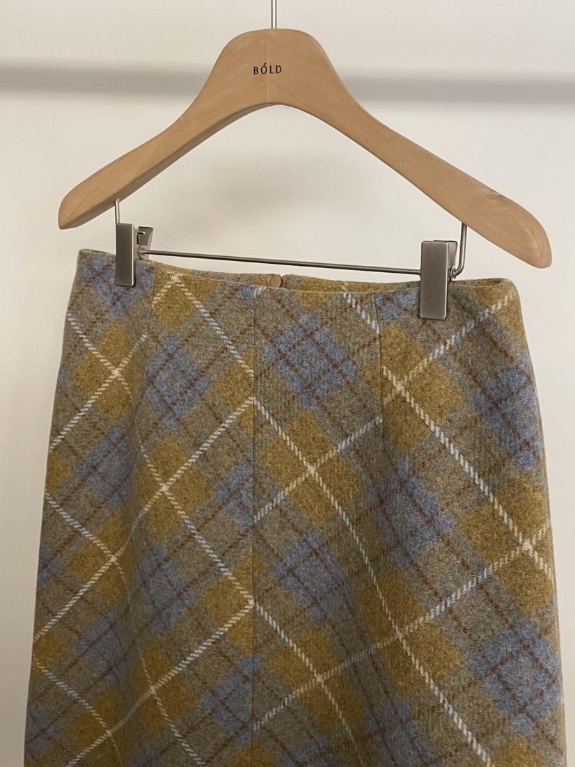 BOLD-A東大門㊣實拍女士新款休閑職業熱賣時尚真品短裙羊毛RE BOLD短裙