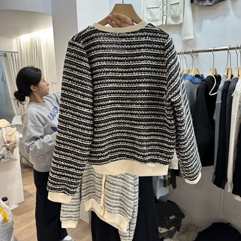 ABLESTUDIO韓國直郵㊣女士新品時尚職業人氣25秋冬熱賣針織衫ABLESTUDIO針織衫