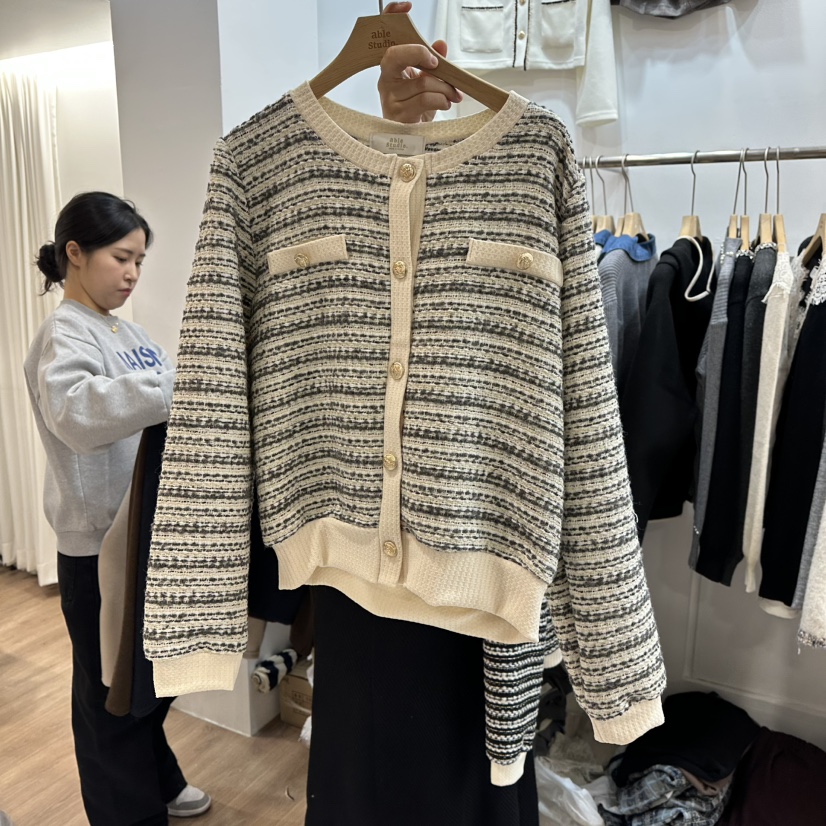 ABLESTUDIO韓國直郵㊣女士新品時尚職業人氣25秋冬熱賣針織衫ABLESTUDIO針織衫