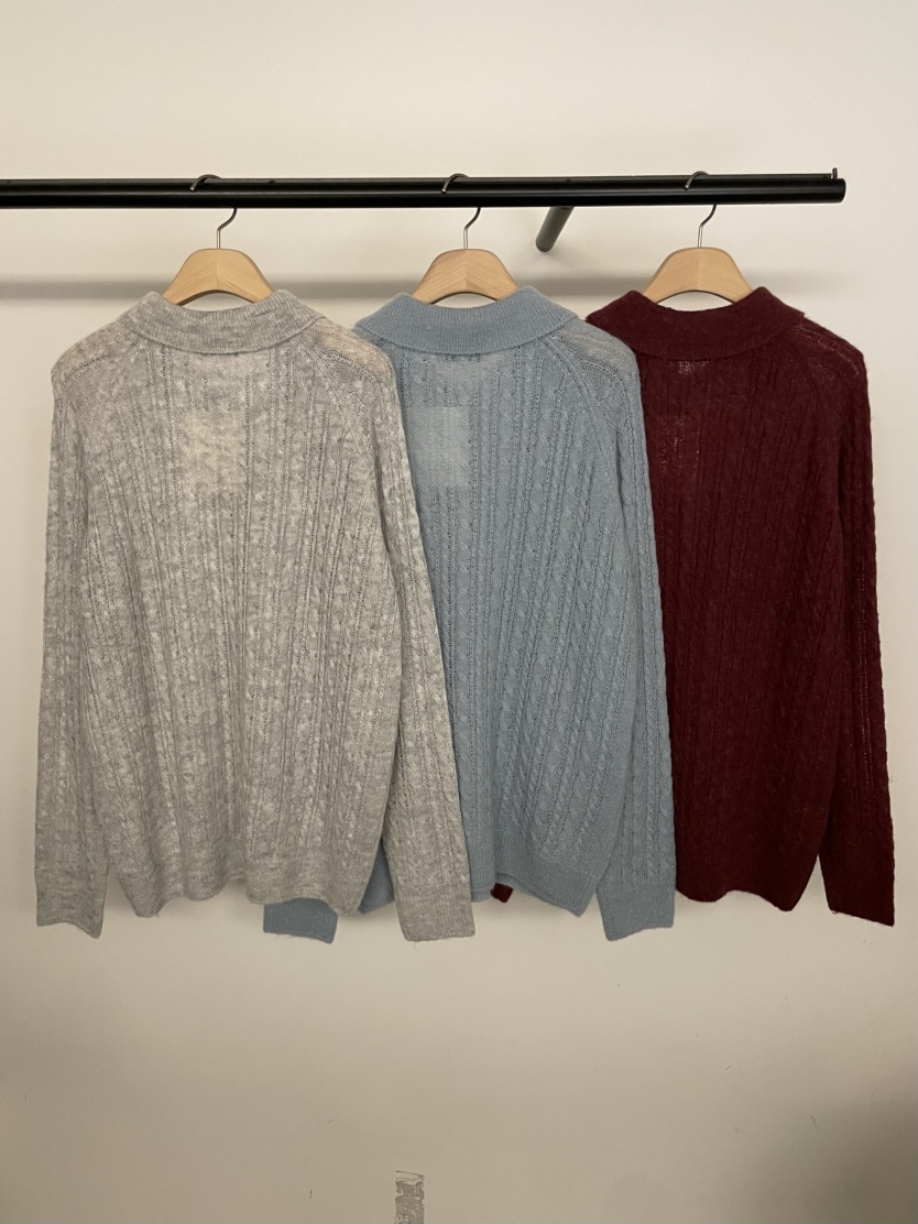 BOLD-A東大門㊣實拍女士新款職業推薦時尚真品人氣針織衫羊駝RE BOLD針織衫