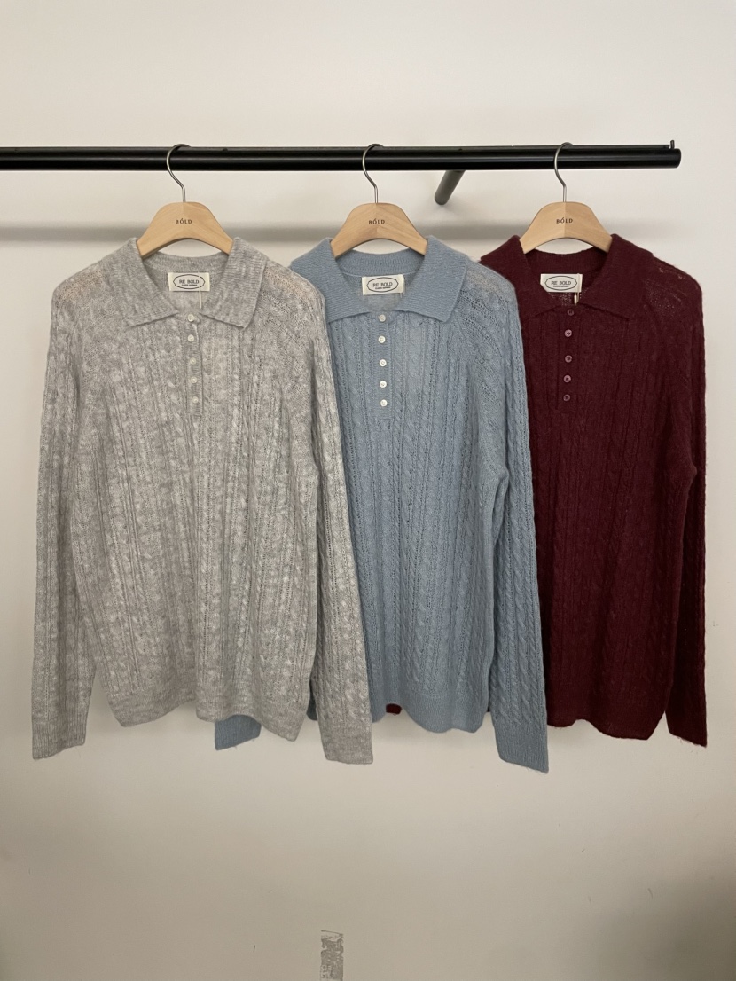 BOLD-A東大門㊣實拍女士新款職業推薦時尚真品人氣針織衫羊駝RE BOLD針織衫