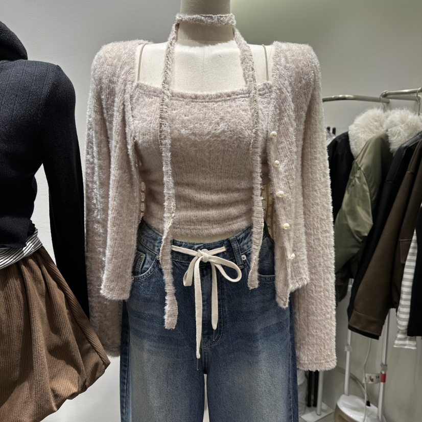 BAIE.38韓國直郵㊣女士新品休閑推薦25秋冬套裝兩件套開衫BAIE.38套裝圖色3