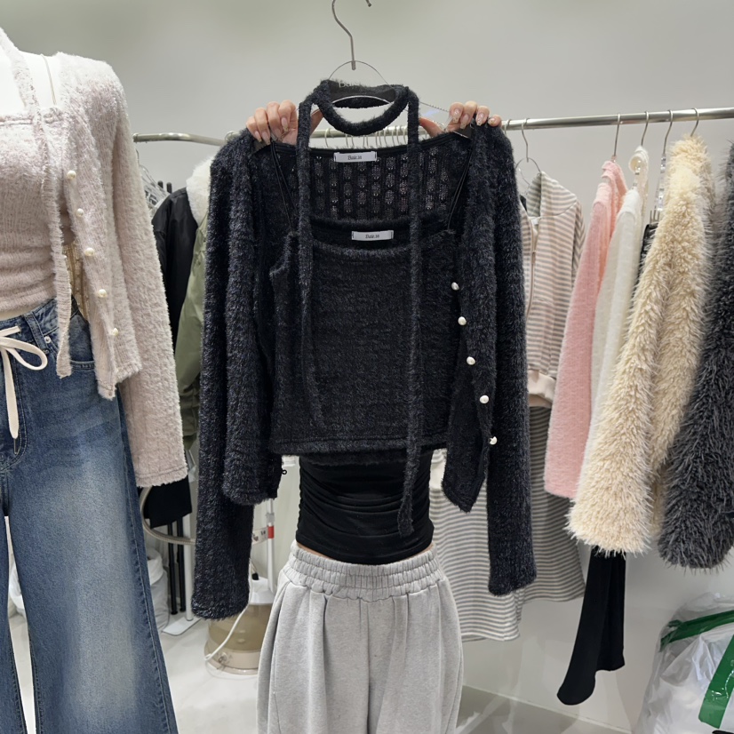 BAIE.38韓國直郵㊣女士新品休閑推薦25秋冬套裝兩件套開衫BAIE.38套裝圖色4