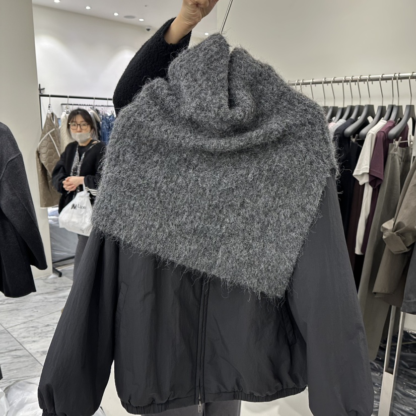 DIARRA韓國代購㊣女裝新款熱賣25秋冬時尚圍巾披肩羊毛圍巾DIARRA圍巾/披肩