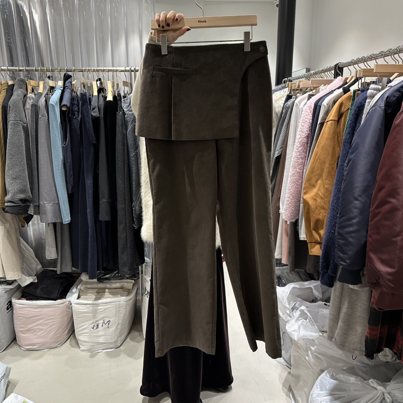GREEK韓國直郵㊣女士新款休閑時尚熱賣職業推薦人氣25秋冬裙褲GREEK裙褲圖色3