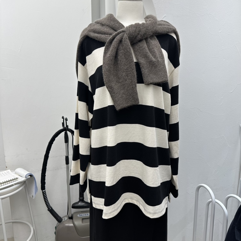 GOLDEN MARKET韓國代購㊣女裝新款時尚職業真品25秋冬長袖T恤GOLDEN MARKET長袖T恤圖色3