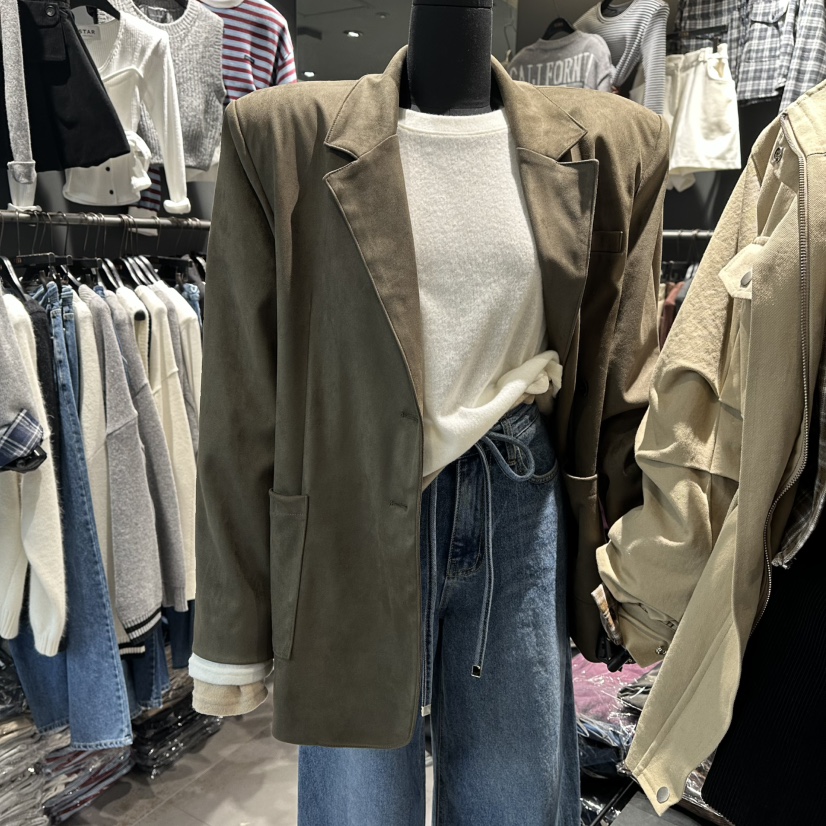 LONE STAR韓國代購㊣女裝新品職業25秋冬熱賣真品人氣夾克LONE STAR夾克