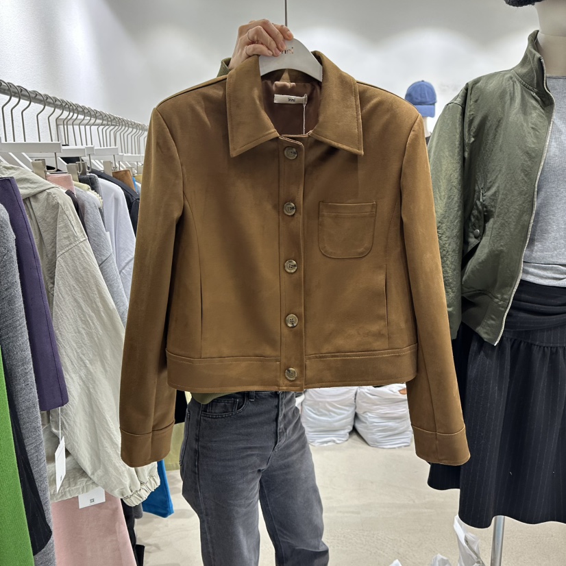 INNI東大門㊣實拍女裝新款熱賣真品休閑推薦職業時尚25秋冬夾克inni夾克