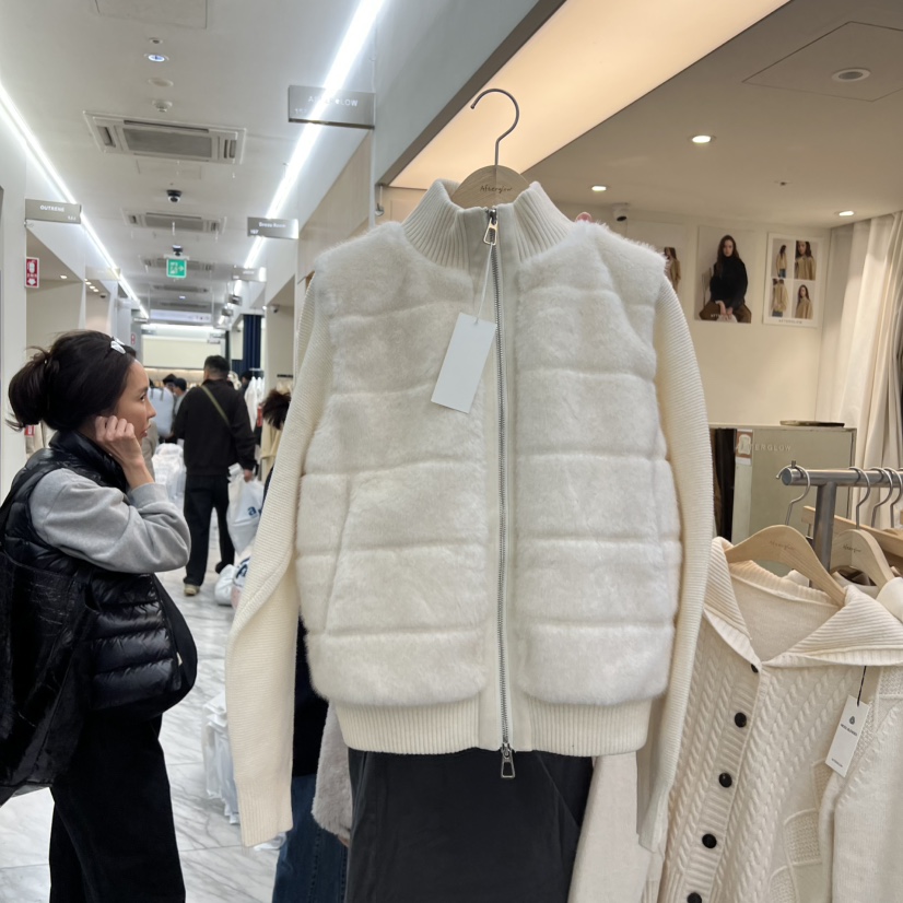 AFTERGLOW東大門㊣實拍女士新品真品25秋冬人氣時尚夾克拉鏈AFTERGLOW夾克