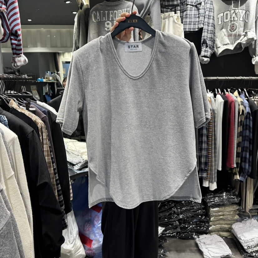 LONE STAR韓國直郵㊣女裝新款職業時尚推薦休閑熱賣25秋冬T恤LONE START恤圖色2