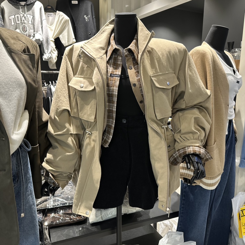 LONE STAR東大門㊣直郵女士新品休閑時尚25秋冬職業推薦夾克LONE STAR夾克