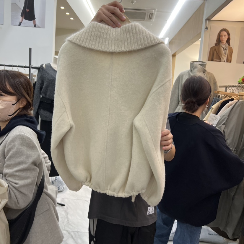 AFTERGLOW東大門㊣實拍女士新品熱賣時尚休閑推薦25秋冬短款大衣AFTERGLOW短款大衣