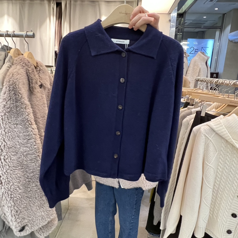 AFTERGLOW韓國直郵㊣女士新品推薦人氣休閑熱賣真品時尚針織衫AFTERGLOW針織衫圖色2