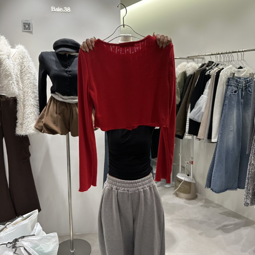 BAIE.38東大門㊣實拍女士新款熱賣真品25秋冬時尚職業針織衫BAIE.38針織衫