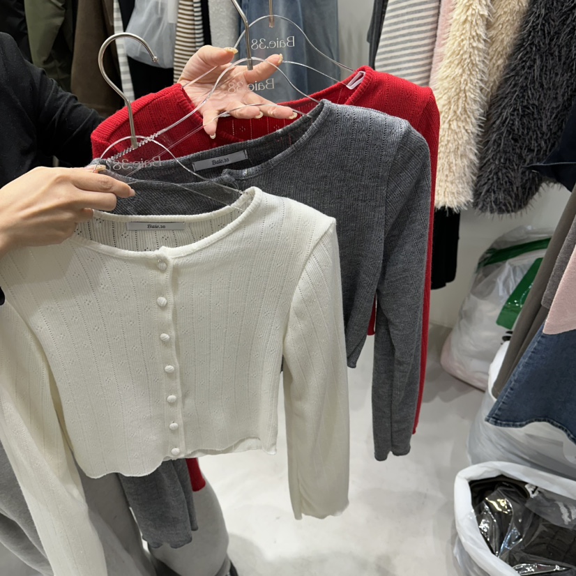 BAIE.38東大門㊣實拍女士新款熱賣真品25秋冬時尚職業針織衫BAIE.38針織衫