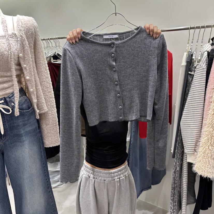 BAIE.38東大門㊣實拍女士新款熱賣真品25秋冬時尚職業針織衫BAIE.38針織衫圖色2