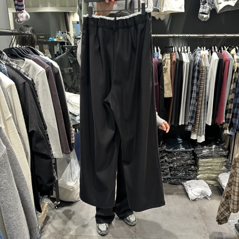 LONE STAR韓國代購㊣女士新款真品推薦25秋冬職業休閑休閑褲LONE STAR休閑褲