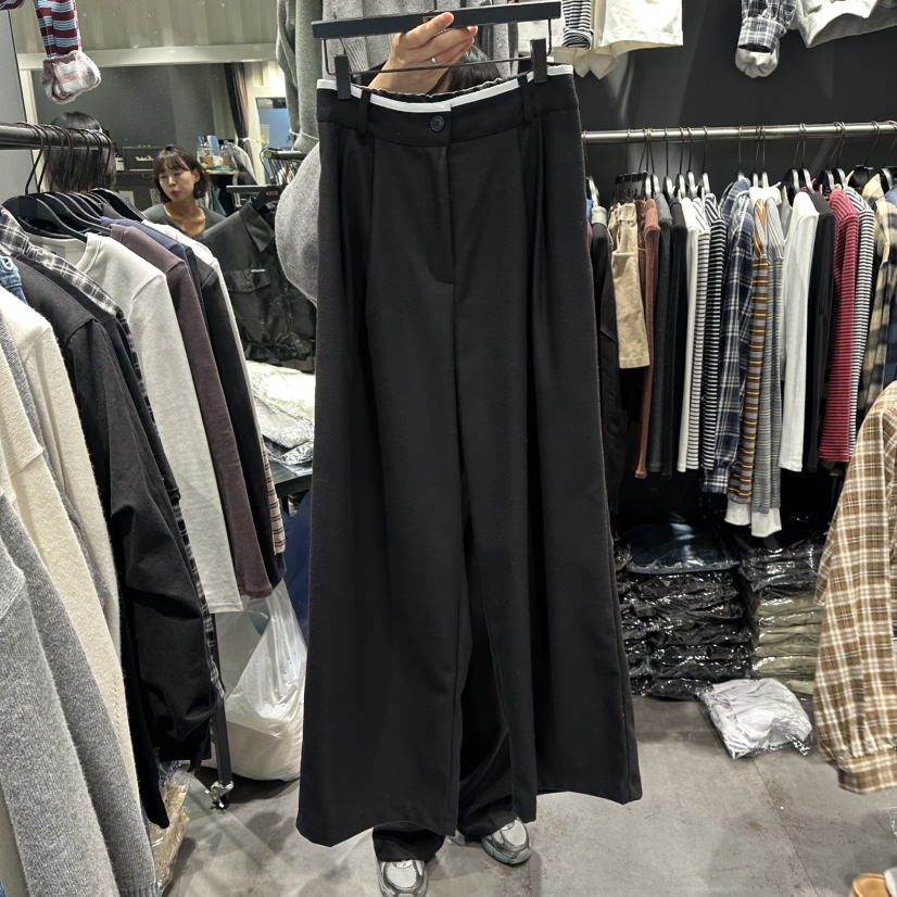 LONE STAR韓國代購㊣女士新款真品推薦25秋冬職業休閑休閑褲LONE STAR休閑褲圖色2