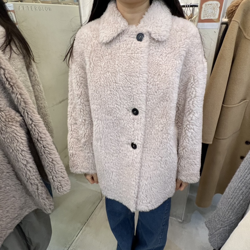 AFTERGLOW東大門㊣直郵女裝新款休閑時尚職業人氣推薦短款大衣AFTERGLOW短款大衣圖色3