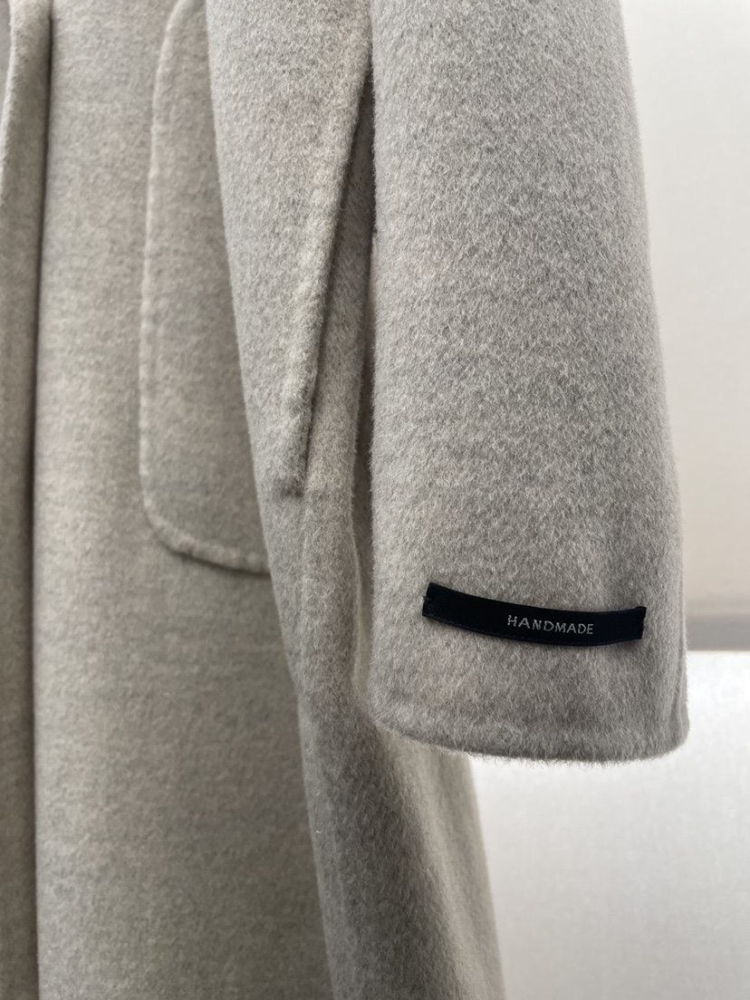 MILUI韓國直郵㊣女士新品真品時尚休閑25秋冬推薦中長款大衣MILUI中長款大衣