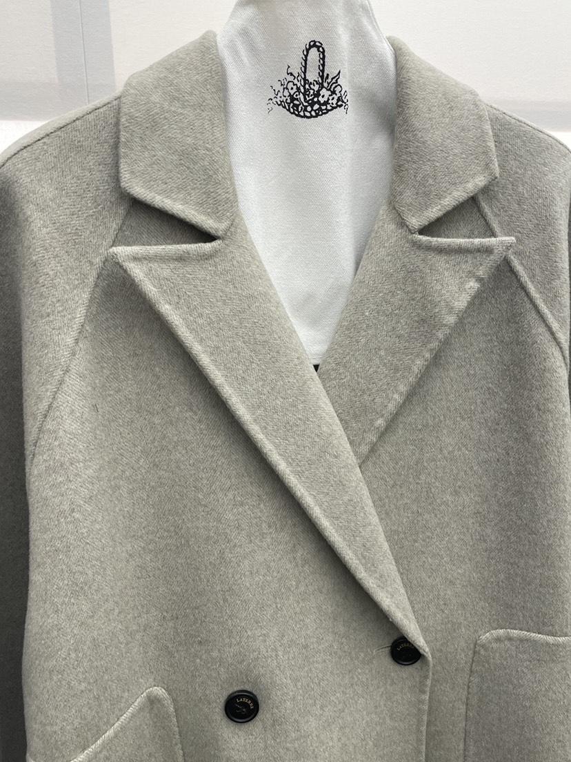 MILUI韓國直郵㊣女士新品真品時尚休閑25秋冬推薦中長款大衣MILUI中長款大衣