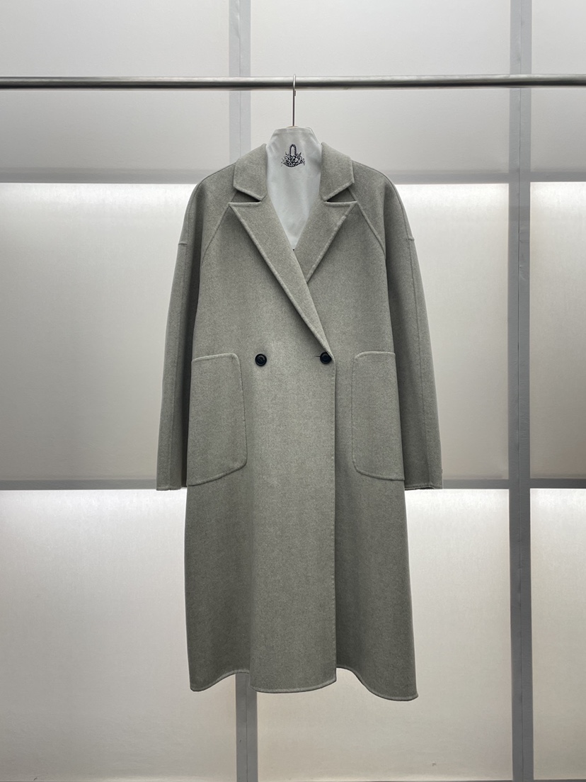 MILUI韓國直郵㊣女士新品真品時尚休閑25秋冬推薦中長款大衣MILUI中長款大衣圖色2