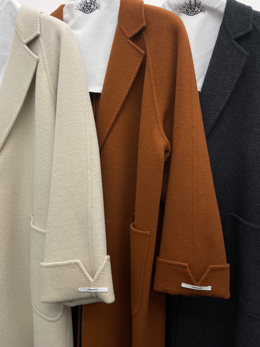 MILUI韓國代購㊣女士新款職業休閑熱賣25秋冬時尚中長款大衣MILUI中長款大衣