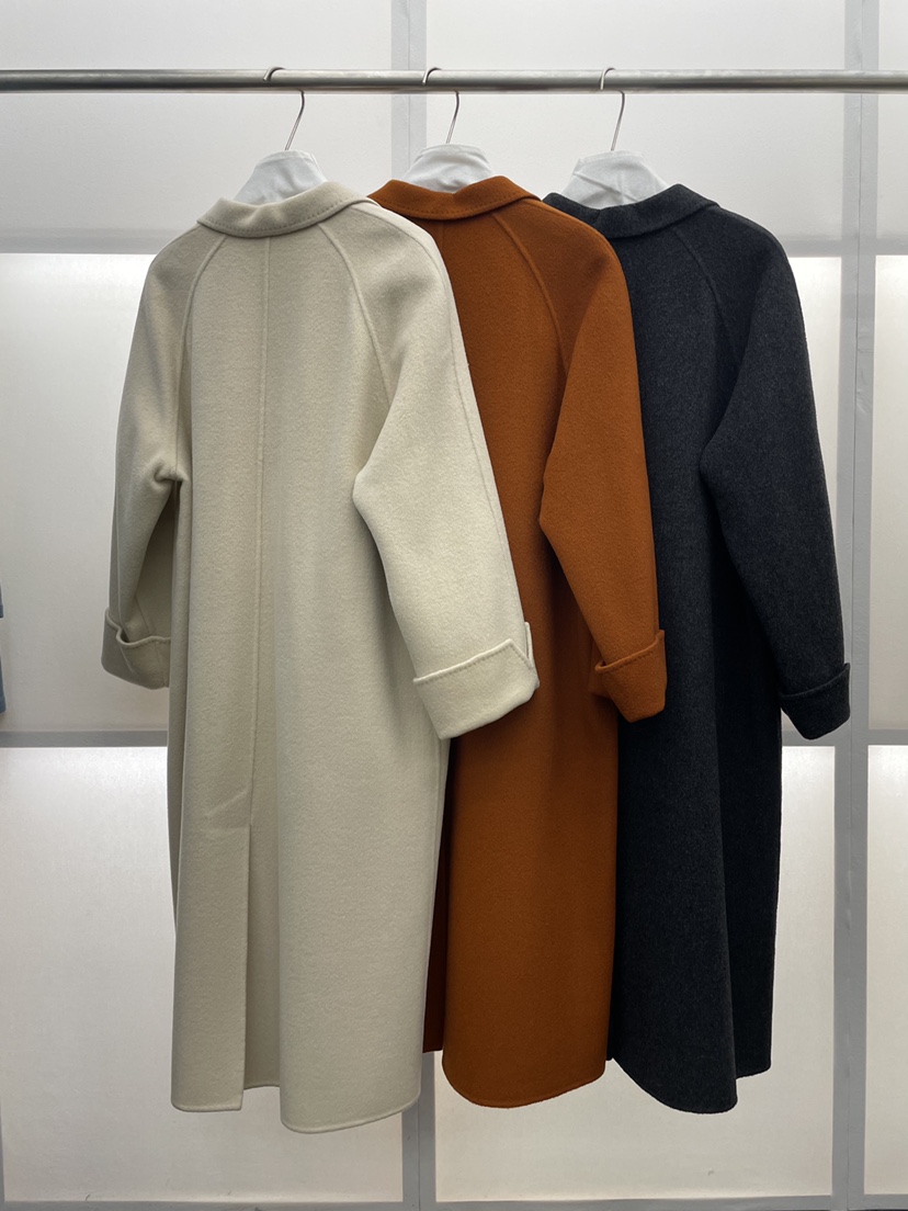 MILUI韓國代購㊣女士新款職業休閑熱賣25秋冬時尚中長款大衣MILUI中長款大衣