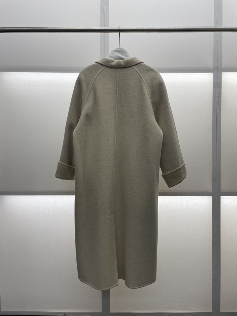 MILUI韓國代購㊣女士新款職業休閑熱賣25秋冬時尚中長款大衣MILUI中長款大衣