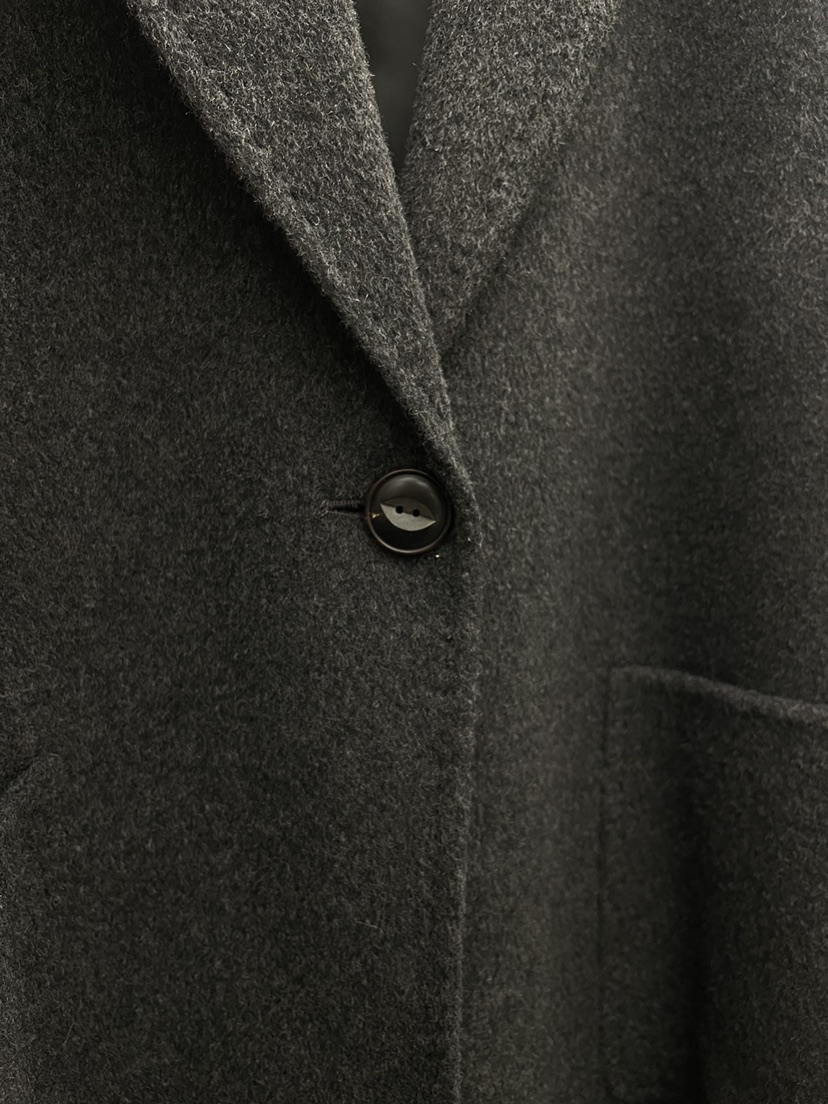 MILUI韓國代購㊣女士新款職業休閑熱賣25秋冬時尚中長款大衣MILUI中長款大衣