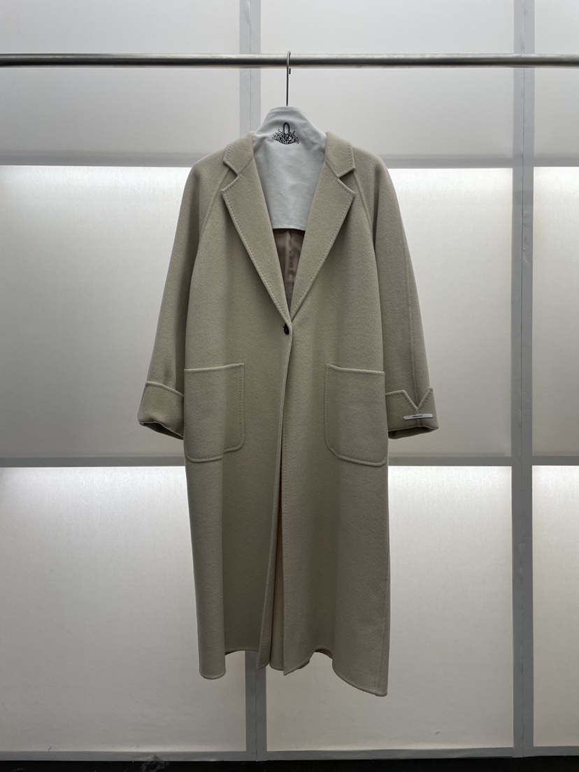 MILUI韓國代購㊣女士新款職業休閑熱賣25秋冬時尚中長款大衣MILUI中長款大衣