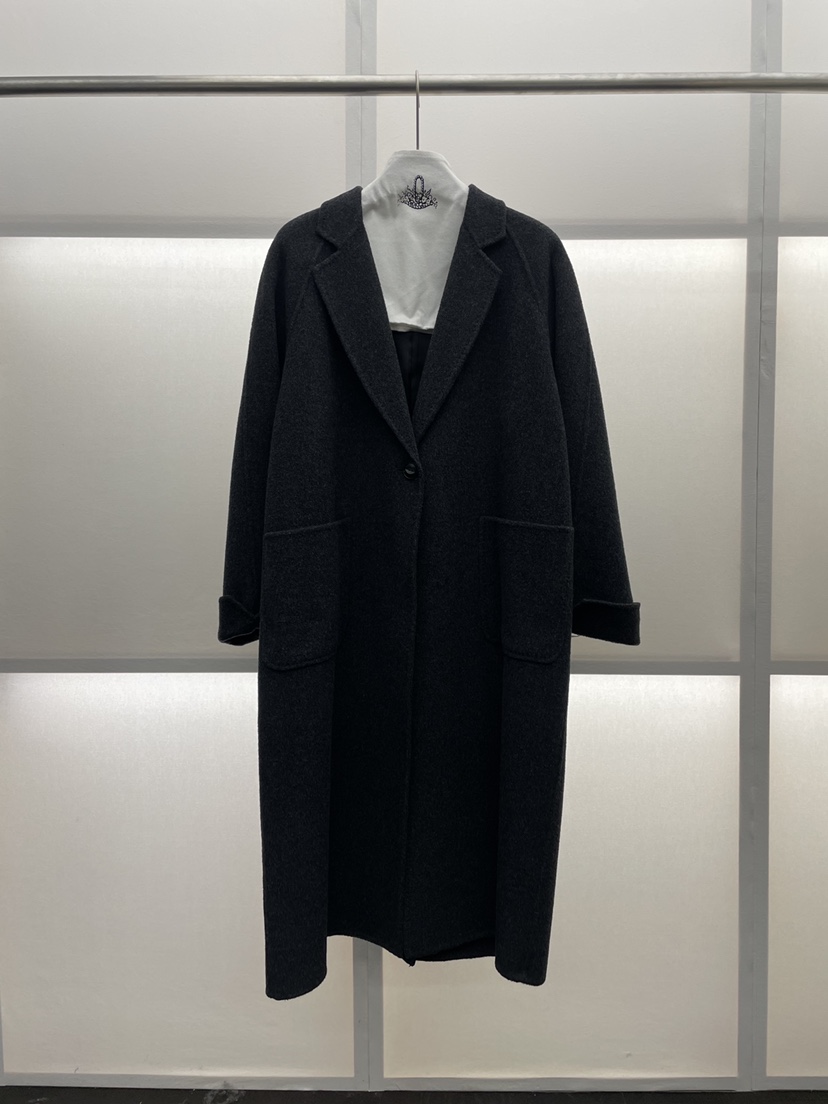 MILUI韓國代購㊣女士新款職業休閑熱賣25秋冬時尚中長款大衣MILUI中長款大衣圖色3